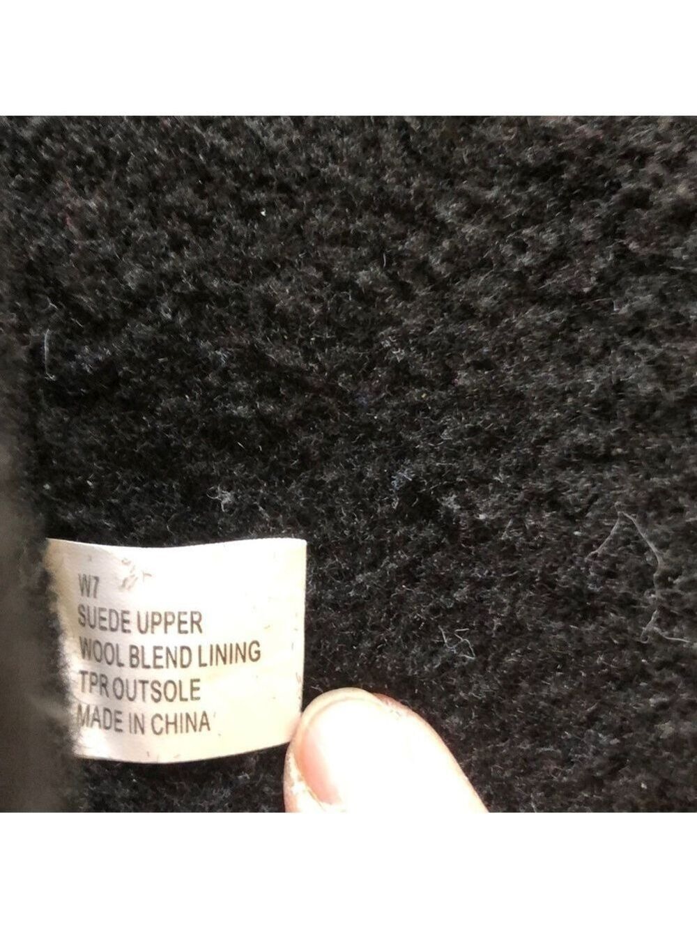 Aussie Merino Black Suede Boots W7 Almost New WBox - Picture 6 of 8